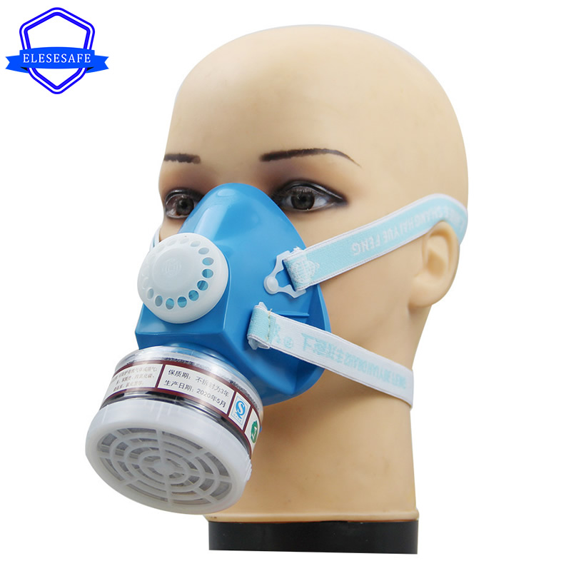 Dust Mask Construction - Natural Rubber Half Face Gas Mask