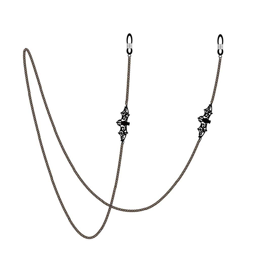 Anti-lost Trendy Retro Hollow  - Mask Chain Holder 评论和价格