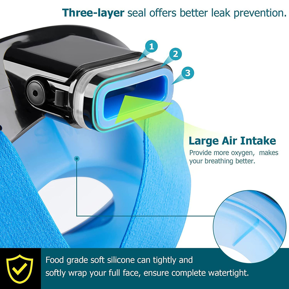 New Full Face Diving Mask with - Anti Pollution Mask 评论和价格