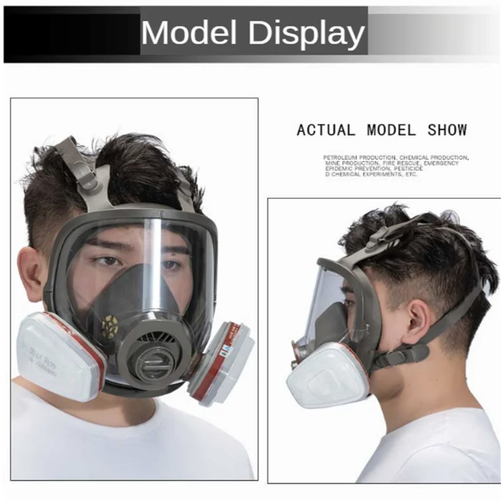 Full Face Respirator Gas Mask  - Dust Mask Construction 评论和价格
