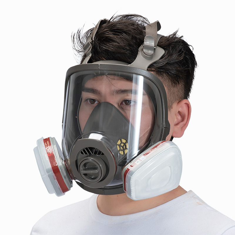 Full Face Respirator Gas Mask  - Dust Mask Construction 评论和价格