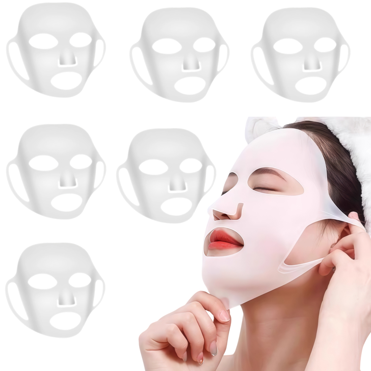 1Pc Silicone Face Mask Cover R - Silicone Mask Bracket 评论和价格